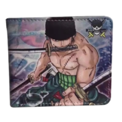 Anime One Piece Roronoa Zoro PU Leather Wallet