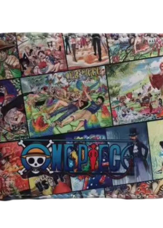 Anime One Piece Characters Printed Two Fold Wallet