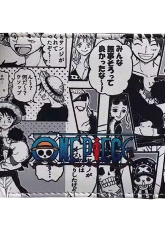 Anime One Piece Manga Characters Printed PU Leather Wallet
