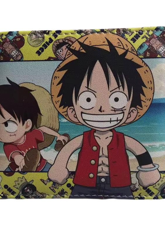 One Piece Anime Monkey D. Luffy PU Leather Wallet