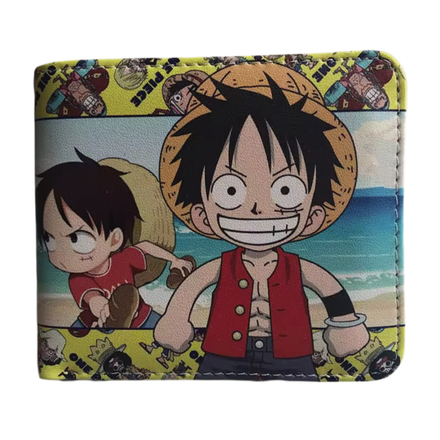 One Piece Anime Monkey D. Luffy PU Leather Wallet One Piece Anime Monkey D. Luffy PU Leather Wallet