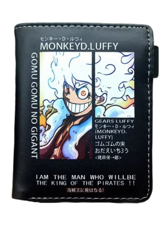 Anime One Piece Monkey D. Luffy Gear 5 Wallet
