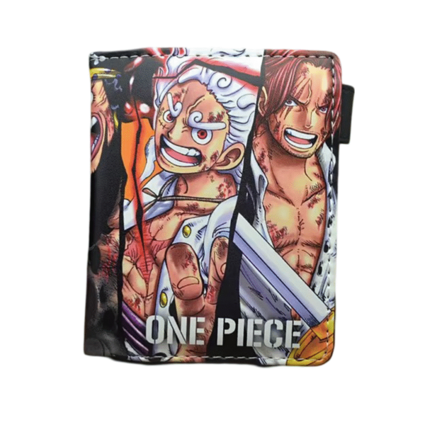 Anime One Piece Gear 5 Luffy And Shanks Wallet Anime One Piece Gear 5 Luffy And Shanks Wallet