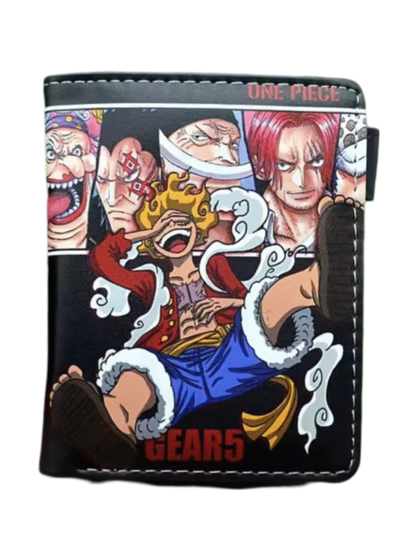 Anime One Piece Gear 5 Luffy And Friends Wallet