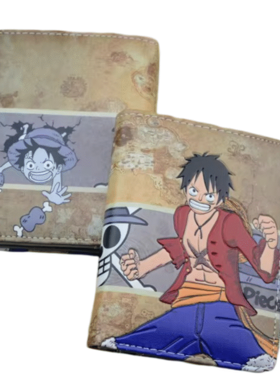 Anime One Piece Monkey D. Luffy Leather Wallet