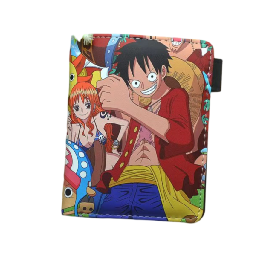 Anime One Piece Monkey D. Luffy With Friends Wallet