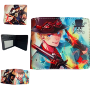 Anime One Piece Sabo Printed PU Leather Wallet