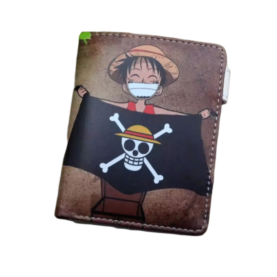 Anime One Piece Luffy With Flag Wallet Anime One Piece Luffy With Flag Wallet