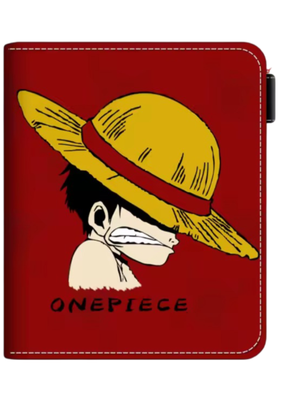 Anime One Piece Monkey D. Luffy Red Wallet