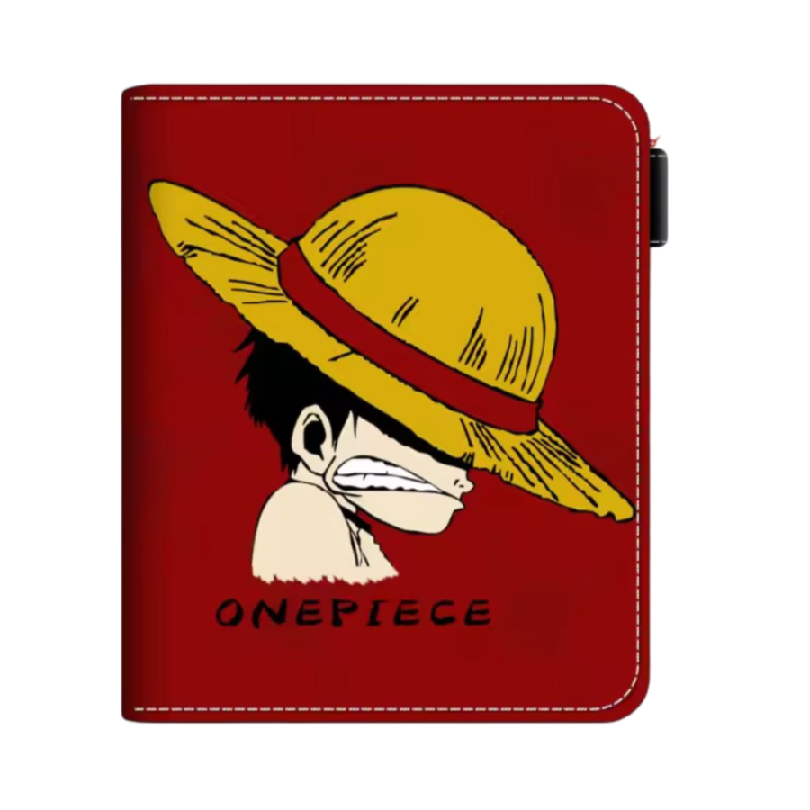 Anime One Piece Monkey D. Luffy Red Wallet