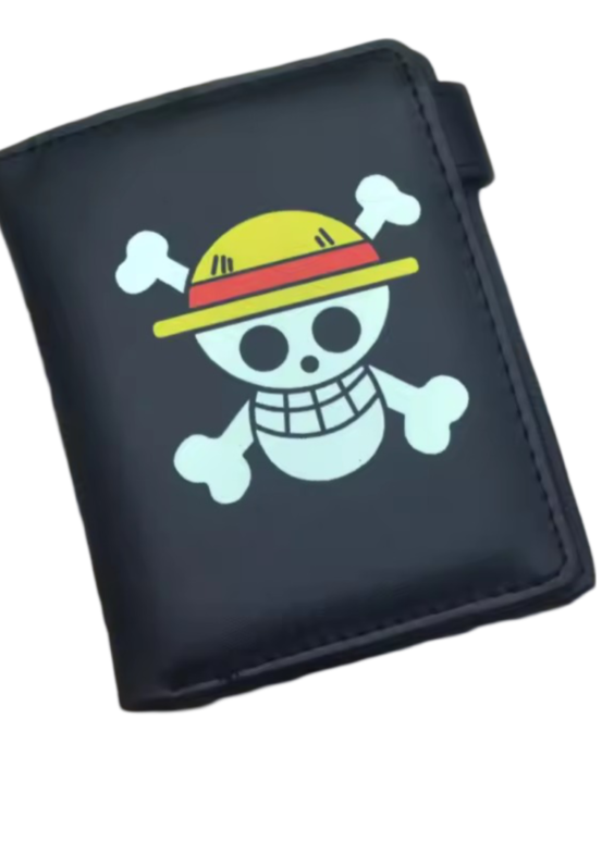 Anime One Piece Straw Hat Pirates Symbol Wallet
