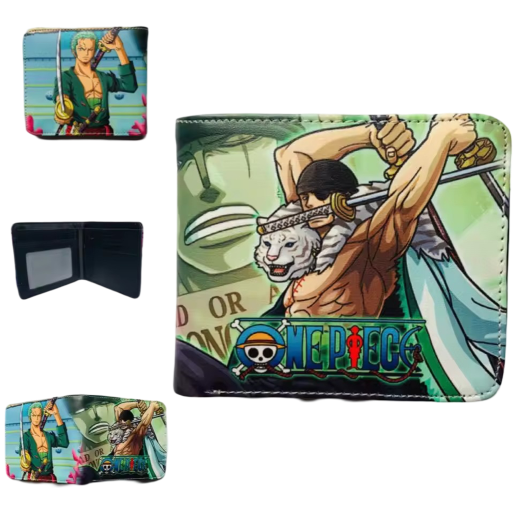 Anime One Piece Dead Or Alive Roronoa Zoro PU Leather Wallet Anime One Piece Dead Or Alive Roronoa Zoro PU Leather Wallet