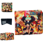 Anime One Piece Film: Gold Printed PU Leather Wallet