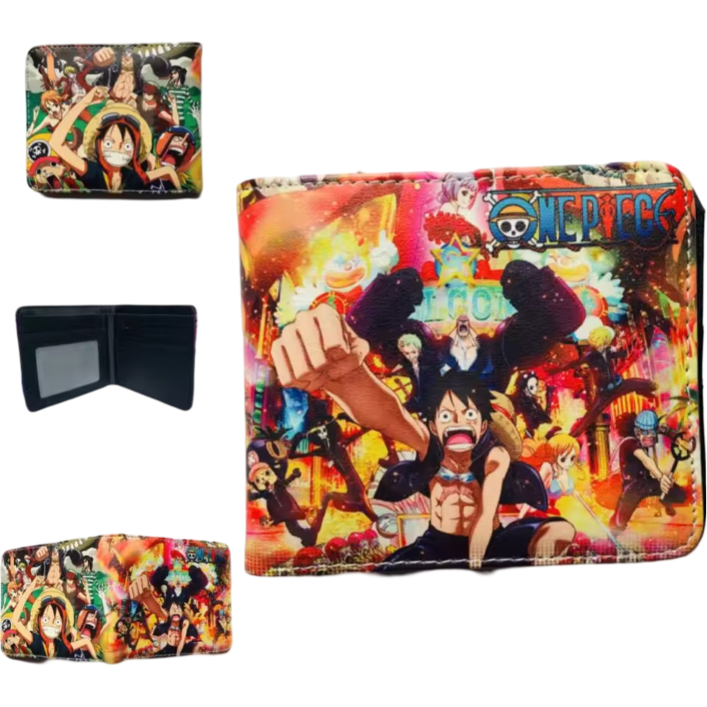 Anime One Piece Film: Gold Printed PU Leather Wallet Anime One Piece Film: Gold Printed PU Leather Wallet
