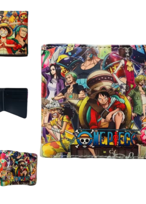 Anime One Piece Characters Printed Wallet