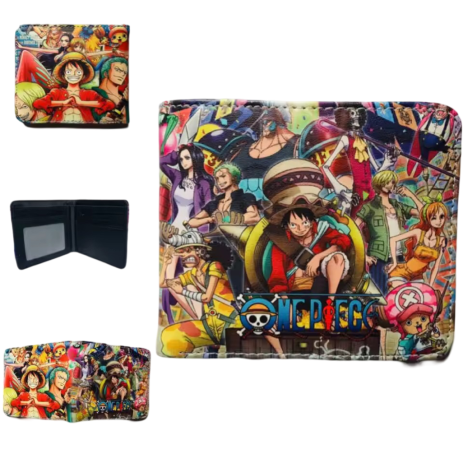 Anime One Piece Characters Printed Wallet