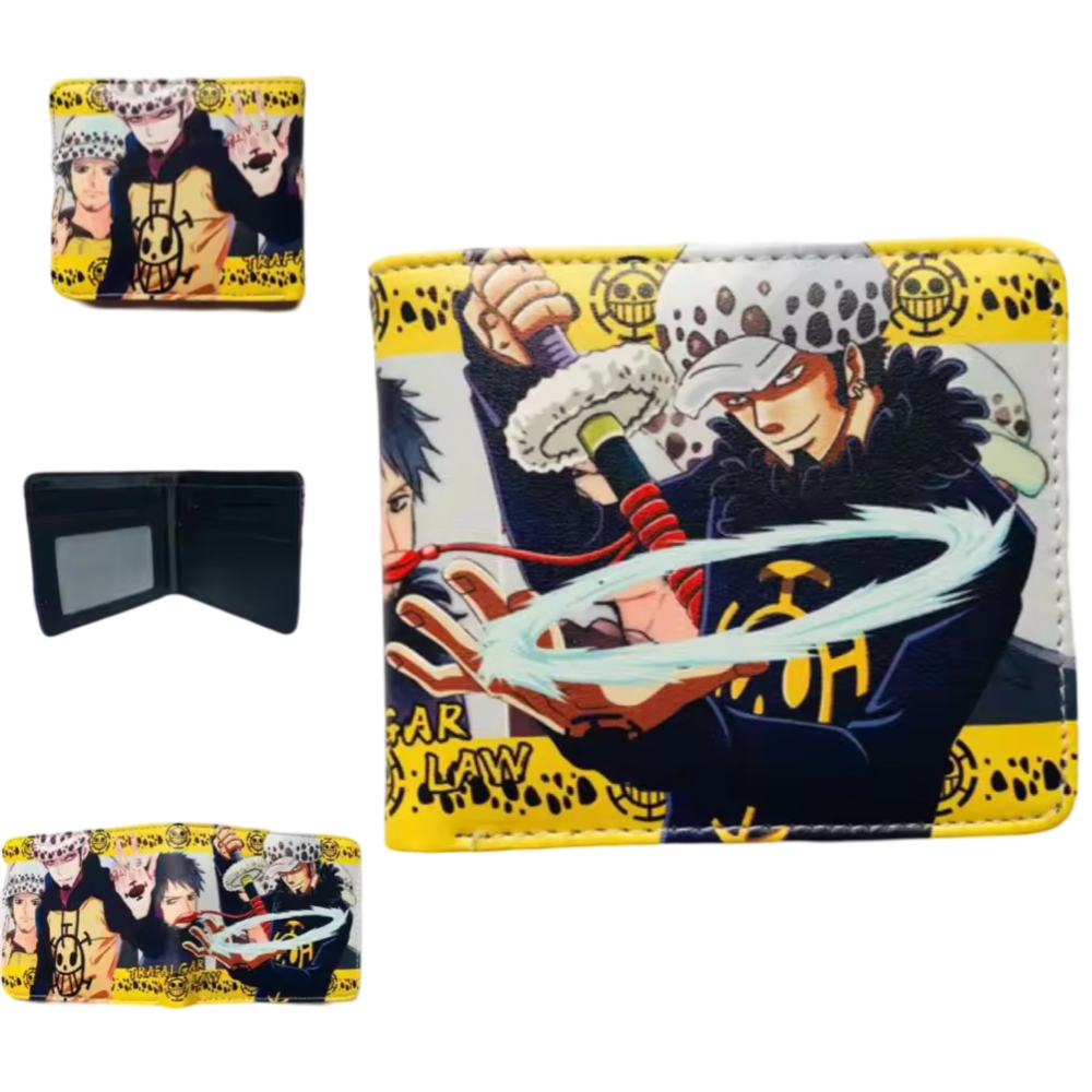 One Piece Anime Trafalgar D. Water Law PU Leather Wallet One Piece Anime Trafalgar D. Water Law PU Leather Wallet