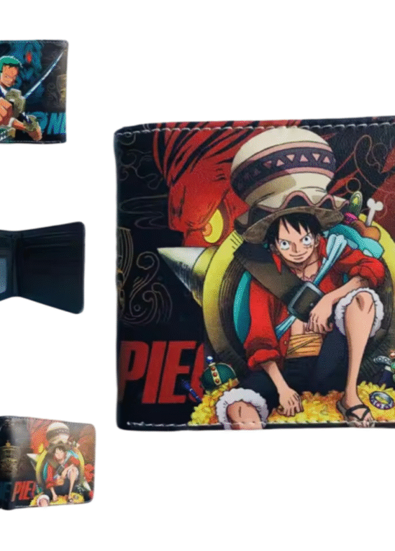 Anime One Piece Luffy And Zoro Printed PU Leather Wallet