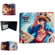 Anime One Piece Luffy Printed Two Fold Wallet