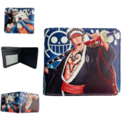 One Piece Anime Trafalgar D. Water Law Printed PU Leather Wallet