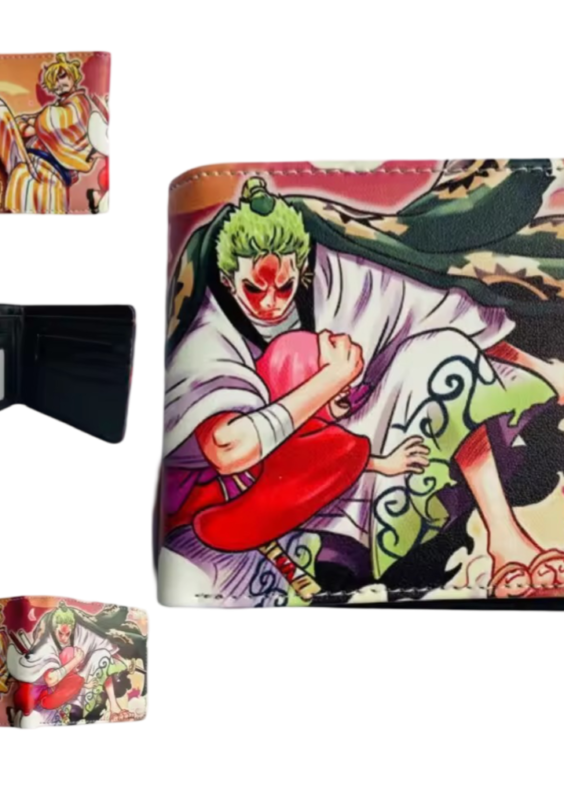 Anime One Piece Zoro Vs Sanji PU Leather Wallet
