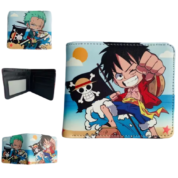 Anime One Piece Zoro Vs Luffy PU Leather Wallet