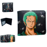 Anime One Piece Roronoa Zoro Printed PU Leather Wallet