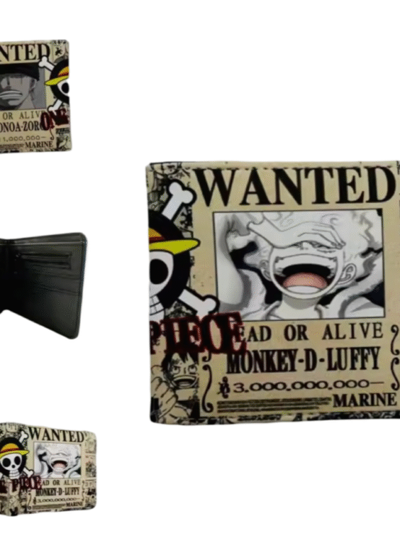 One Piece Anime Dead Or Alive Gear 5 Luffy And Zoro Printed Wallet