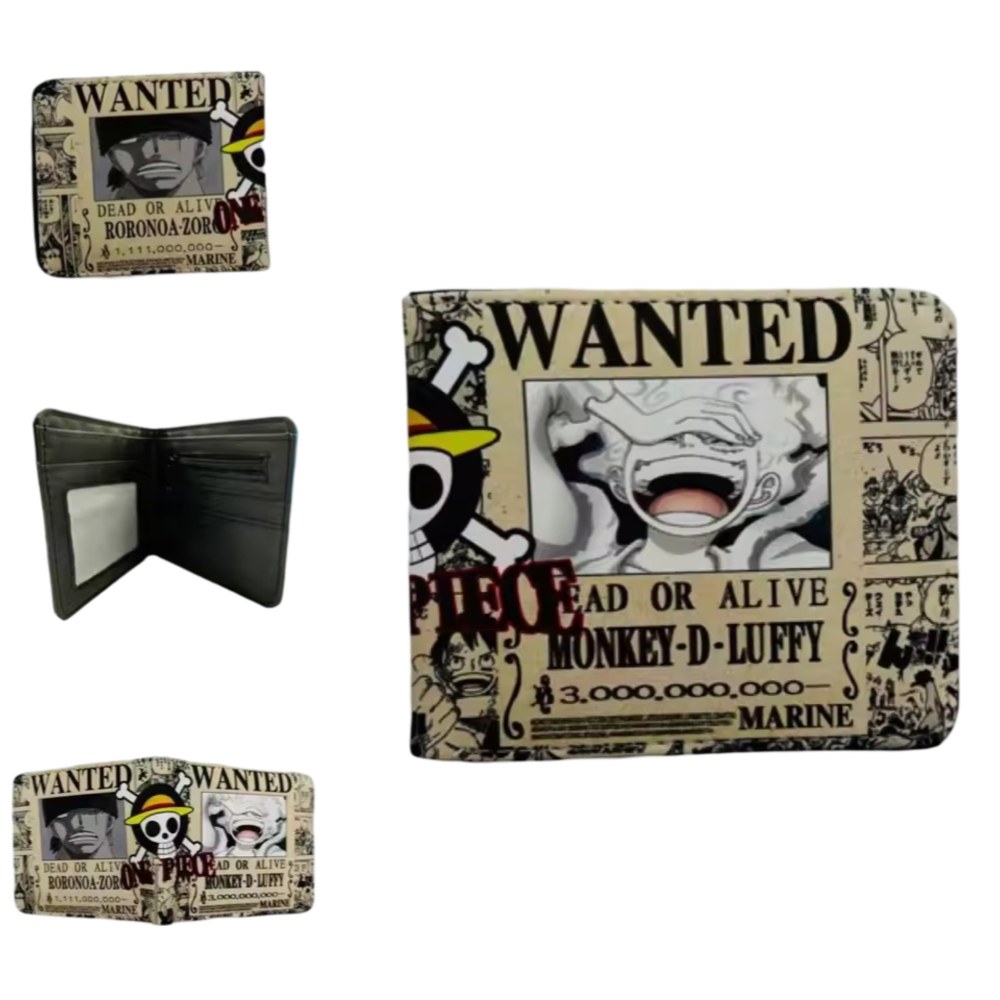 One Piece Anime Dead Or Alive Gear 5 Luffy And Zoro Printed Wallet One Piece Anime Dead Or Alive Gear 5 Luffy And Zoro Printed Wallet