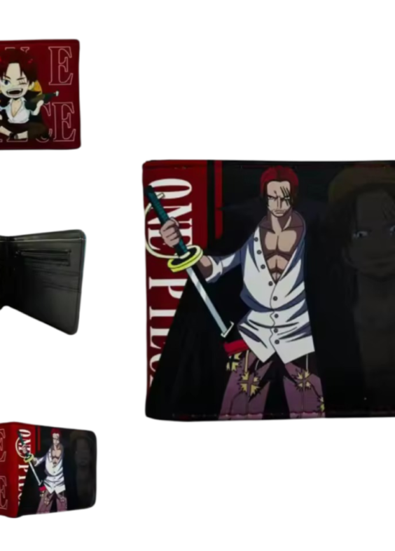 Anime One Piece Shanks Printed PU Leather Wallet