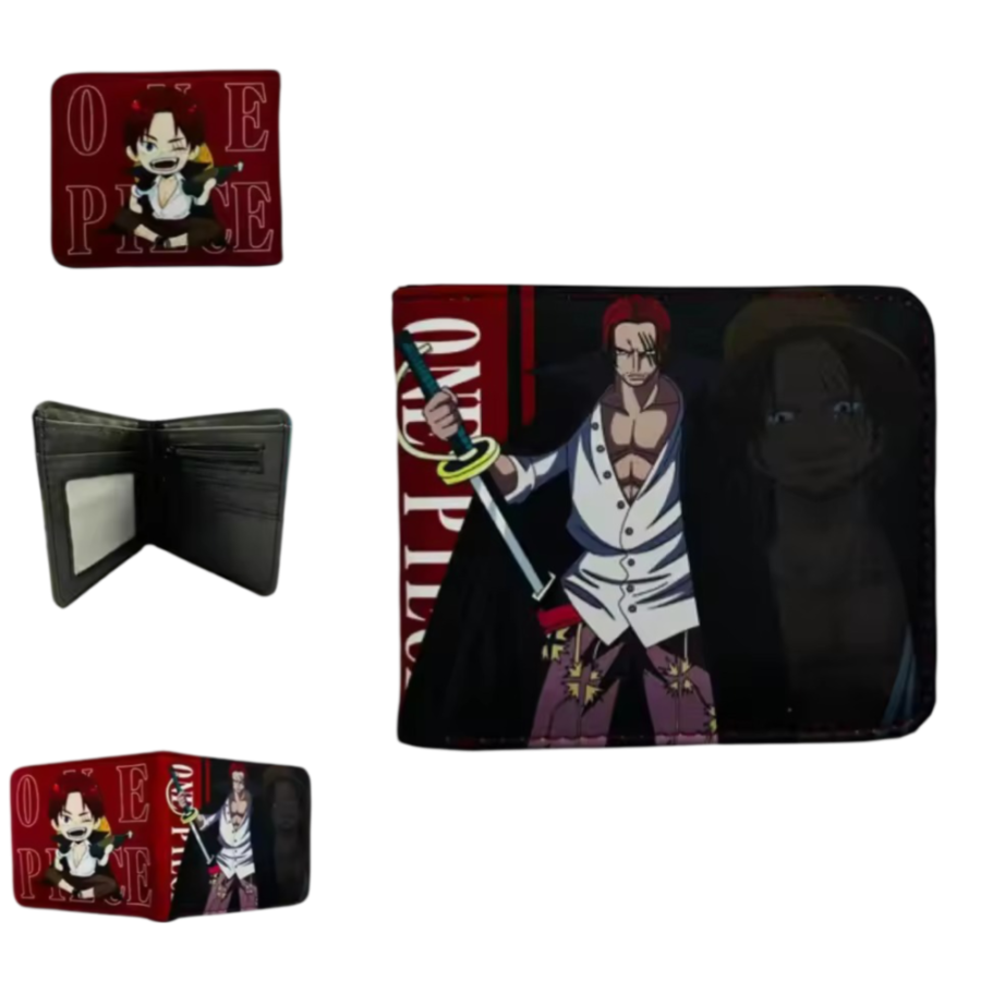 Anime One Piece Shanks Printed PU Leather Wallet