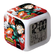Anime My Hero Academia Original Soundtrack Printed Digital Clock