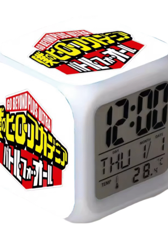 Anime My Hero Academia LED Alarm Clock