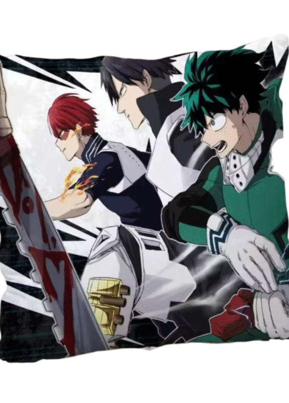 Anime My Hero Academia Izuku Midoriya And Friends Printed Pillowcase