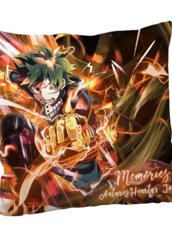 My Hero Academia Izuku Midoriya Anime Flannel Pillowcase
