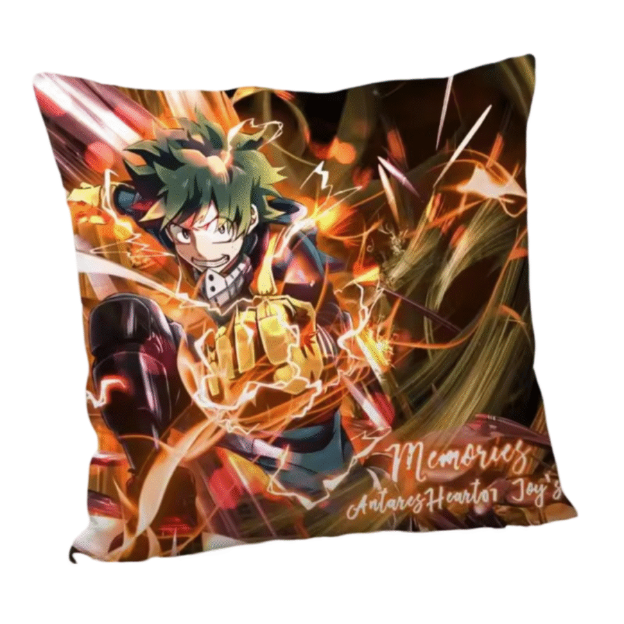 My Hero Academia Izuku Midoriya Anime Flannel Pillowcase My Hero Academia Izuku Midoriya Anime Flannel Pillowcase