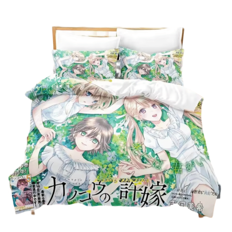 Anime Character A Couple Of Cuckoos Bedding Set Anime Character A Couple Of Cuckoos Bedding Set