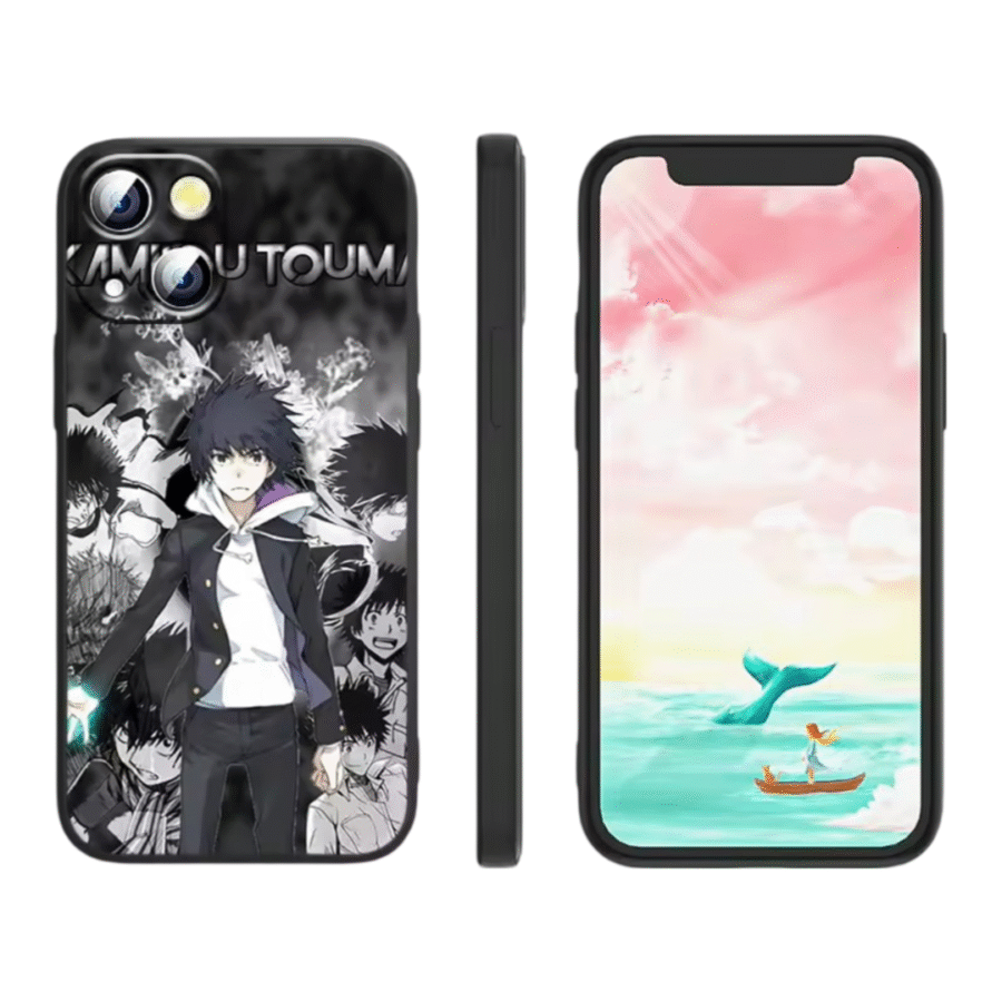 A Certain Magical Index Anime Kamijou Touma iPhone Case A Certain Magical Index Anime Kamijou Touma iPhone Case