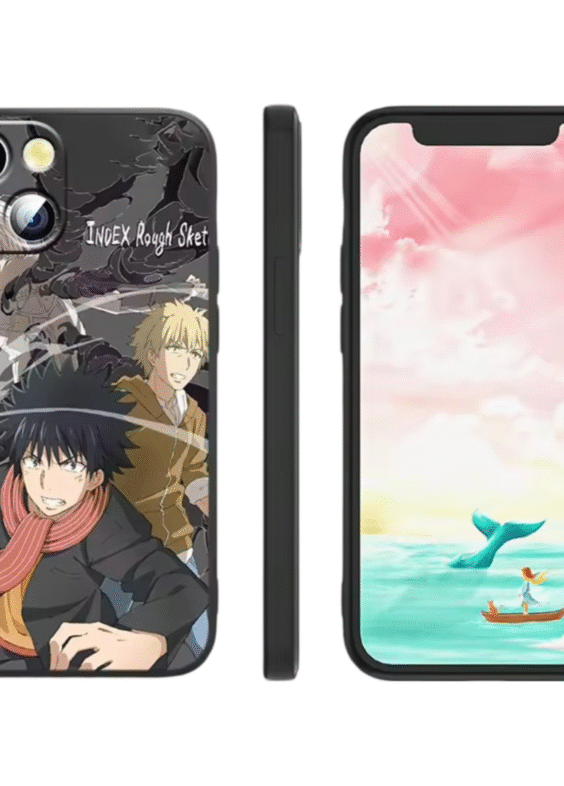Anime A Certain Magical Index Kamijou Touma With Friends iPhone Case
