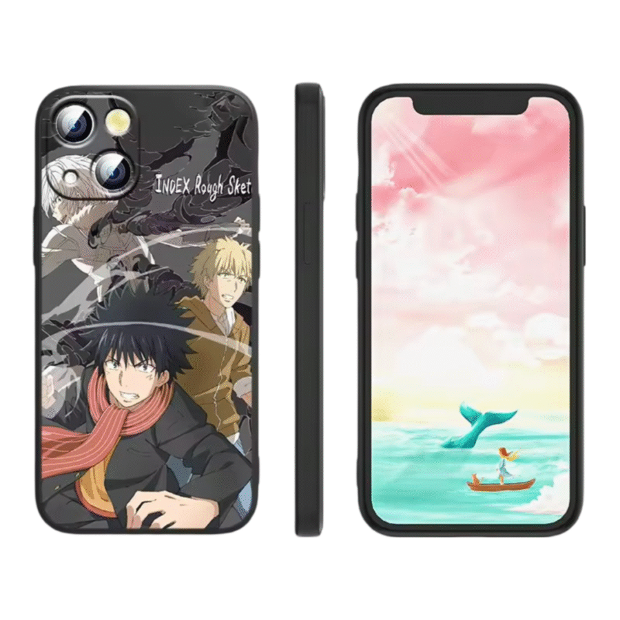 Anime A Certain Magical Index Kamijou Touma With Friends iPhone Case Anime A Certain Magical Index Kamijou Touma With Friends iPhone Case