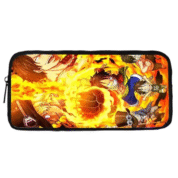 Anime One Piece Portgas D. Ace With Friends Pencil Case
