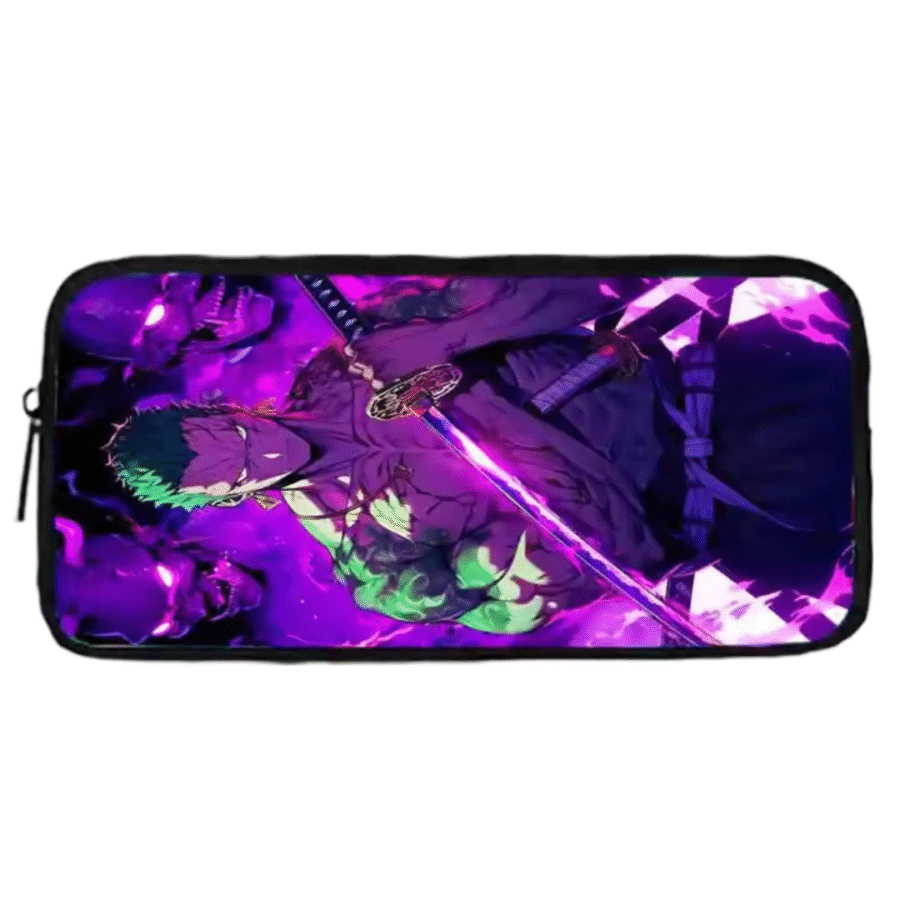 Anime One Piece Roronoa Zoro Student Pencil Case Anime One Piece Roronoa Zoro Student Pencil Case