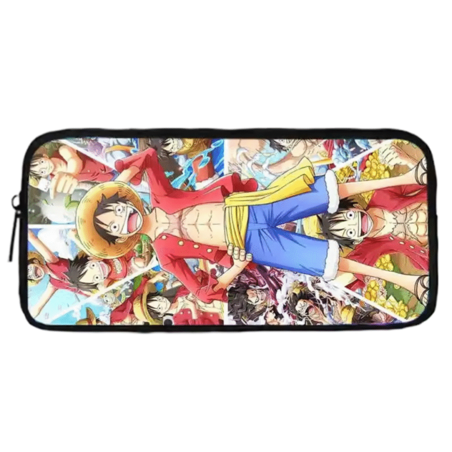 One Piece Anime Monkey D. Luffy Student Pencil Case One Piece Anime Monkey D. Luffy Student Pencil Case