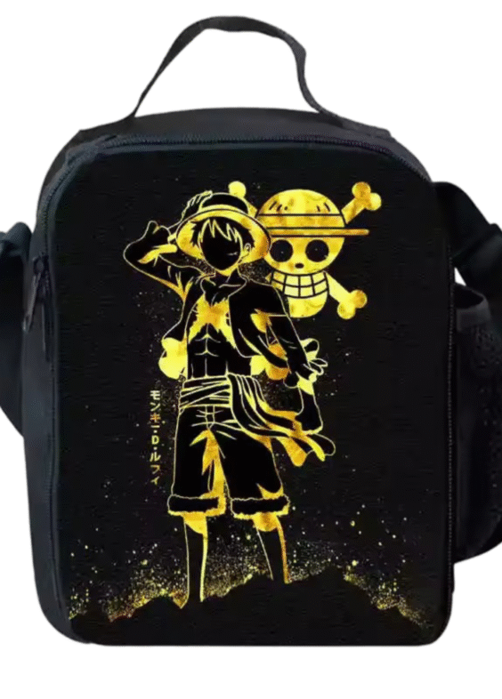 Anime One Piece Luffy With Symbol Lunch Bag