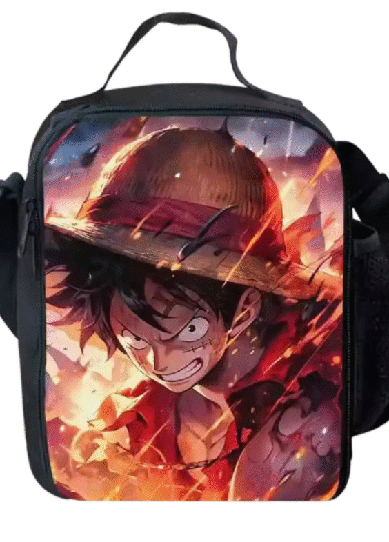 One Piece Luffy Anime Student Lunch Bag