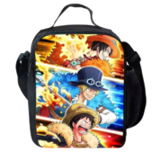 Anime One Piece Luffy And Ace With Sabo Lunch Bag