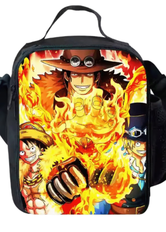 Anime One Piece Portgas D. Ace And Friends Lunch Bag