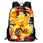 Anime One Piece Portgas D. Ace With Friends Backpack