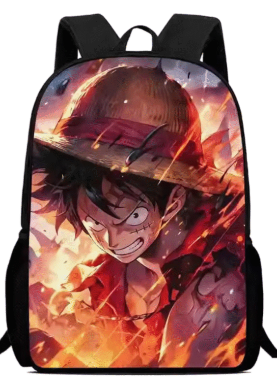 Anime One Piece Luffy Student School Bag