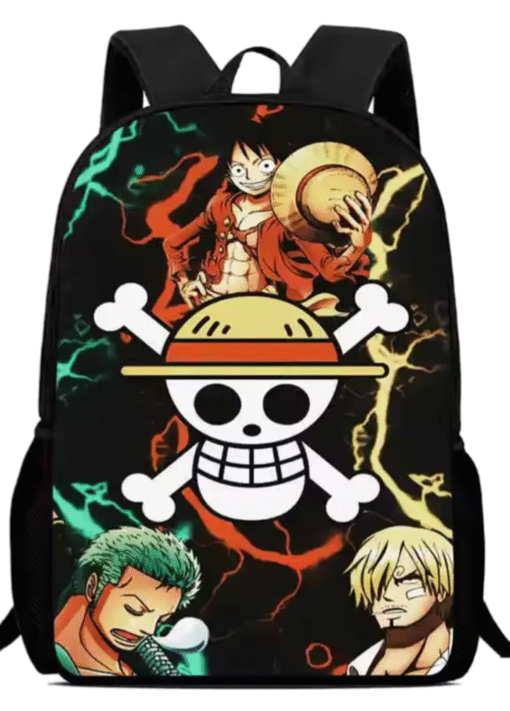 One Piece Straw Hat Pirates Anime Student Backpack